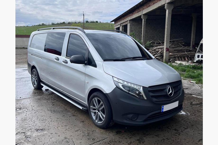 Mercedes Vito/V-trieda W447 2014– Bočné prahy Maya V1 (2 ks, hliník) Image