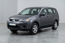 Mitsubishi Outlander 2006–2012 Bočné prahy Maya V1 (2 ks, hliník) fotografia 6