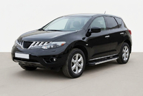 Nissan Murano 2008–2014 Bočné prahy Maya V1 (2 ks, hliník) fotografia 1