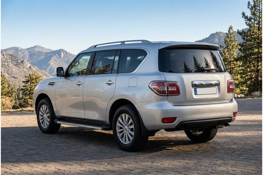 Nissan Patrol Y62 2010–2024 Bočné prahy Maya V1 (2 ks, hliník) Image