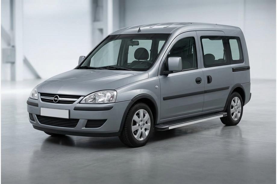 Opel Combo 2002–2012 Bočné prahy Maya V1 (2 ks, hliník) Image