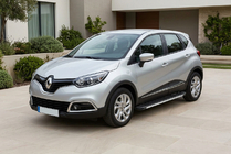 Renault Captur 2013–2019 Bočné prahy Maya V1 (2 ks, hliník) fotografia 1