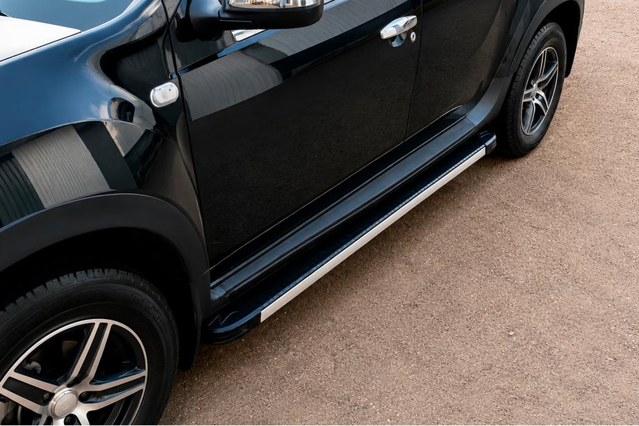 Renault Duster 2008–2017 Bočné prahy Maya V1 (2 ks, hliník) Image
