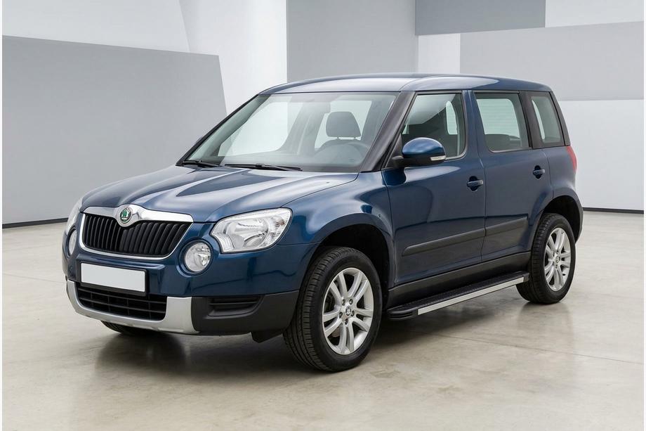 Skoda Yeti 2009–2017 Bočné prahy Maya V1 (2 ks, hliník) Image