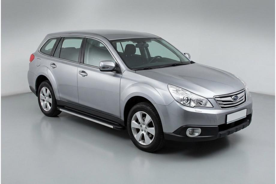 Subaru Outback 2009–2014 Bočné prahy Maya V1 (2 ks, hliník) Image