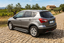 Suzuki SX4 S-Cross 2013–2016 Bočné prahy Maya V1 (2 ks, hliník) fotografia 1