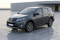 Toyota Rav 4 2013–2018 Bočné prahy Maya V1 (2 ks, hliník) fotografia 1