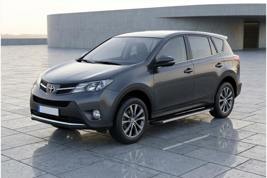 Toyota Rav 4 2013–2018 Bočné prahy Maya V1 (2 ks, hliník) Image