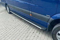 Volkswagen Crafter 2006–2016 Bočné nášľapy Maya (2 ks, hliník) fotografia 3