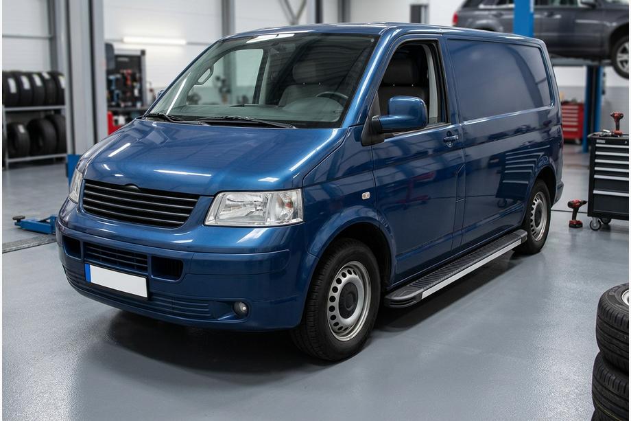 Volkswagen T5 Caravelle 2004–2010 Bočné nášľapy Maya (2 ks, hliník) Krátky rázvor Image