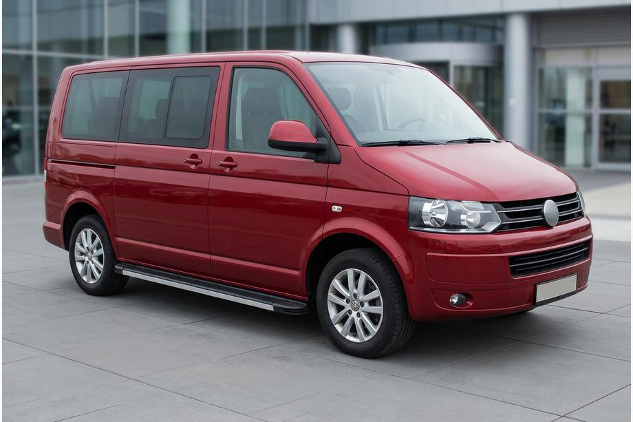 Volkswagen T5 2010–2015 Bočné nášľapy Maya (2 ks, hliník) Krátky rázvor Image