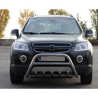 Predný ochranný rám WT003 (nerez) Chevrolet Captiva 2006–2019 fotografia 3