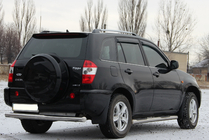 Chery Tiggo 1 2005–2016 Zadný ochranný oblúk (nerez) Ø60 mm fotografia 3