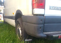 Renault Master 1998–2010 Premium lapače nečistôt s prehĺbením (2 ks, guma) fotografia 5