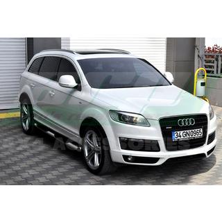 Bočné trubky (2 ks, nerez) Audi Q7 2005–2015 fotografia 2