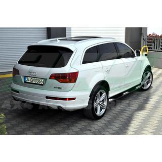 Bočné trubky (2 ks, nerez) Audi Q7 2005–2015 fotografia 3