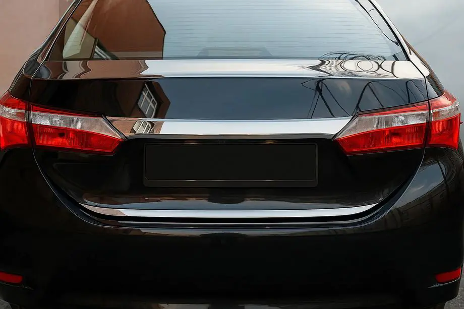 Toyota Corolla 2013–2019 Ochranná lišta hrany kufra (nerez) Image
