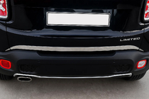 Jeep Renegade 2014– Nerezová lišta hrany kufra 2014-2018 (3 ks) fotografia 1