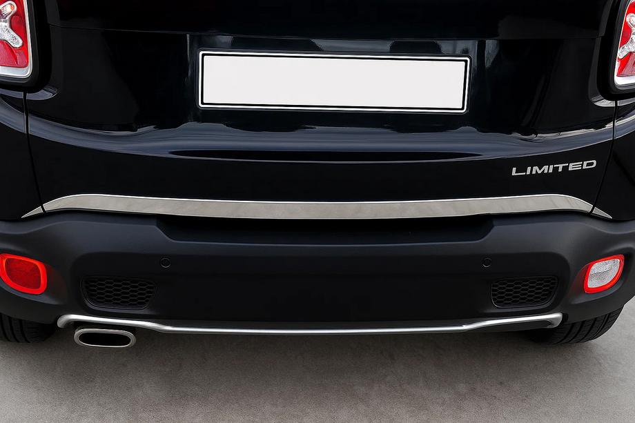 Jeep Renegade 2014– Nerezová lišta hrany kufra 2014-2018 (3 ks) Image