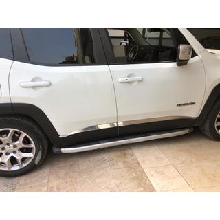 Dverné lišty (4 ks, nerez) Jeep Renegade 2014– fotografia 2