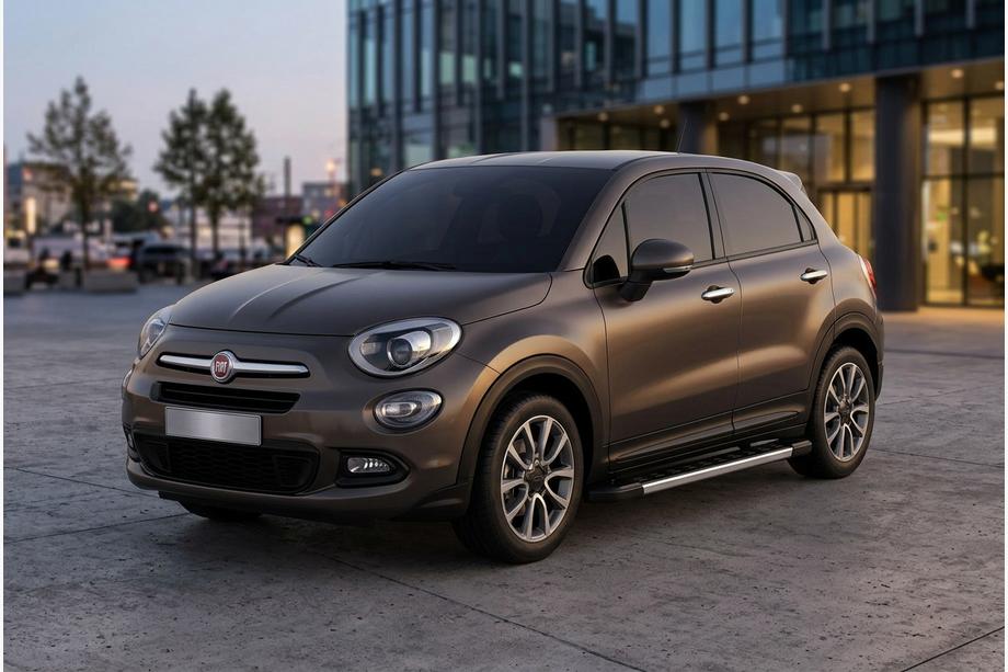 Fiat 500X 2014–2024 Bočné nášľapy RedLine V1 (2 ks, hliník) Image