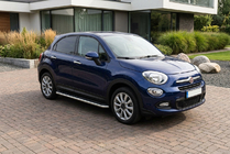 Fiat 500X 2014–2024 Bočné nášľapy Maydos V1 (2 ks, hliník / nerez) fotografia 1