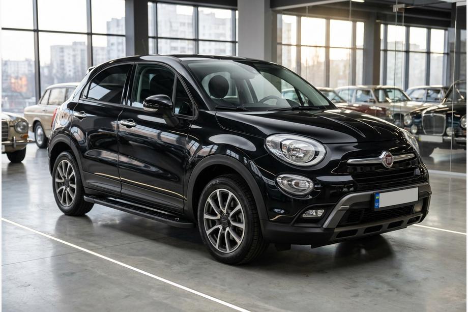Fiat 500X 2014–2024 Bočné nášľapy RedLine Black (2 ks, hliník) Image
