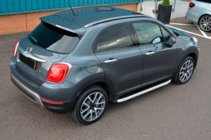 Fiat 500X 2014–2024 Bočné prahy Fullmond (2 ks, hliník) fotografia 5