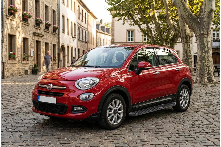 Fiat 500X 2014–2024 Bočné prahy Tayga Black (2 ks, hliník) Image