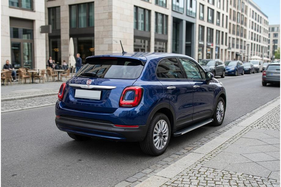 Fiat 500X 2014–2024 Bočné prahy Maya V1 (2 ks, hliník) Image