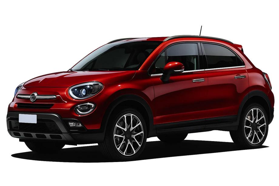Fiat 500X 2014–2024 Okenné lišty (4 ks) Image