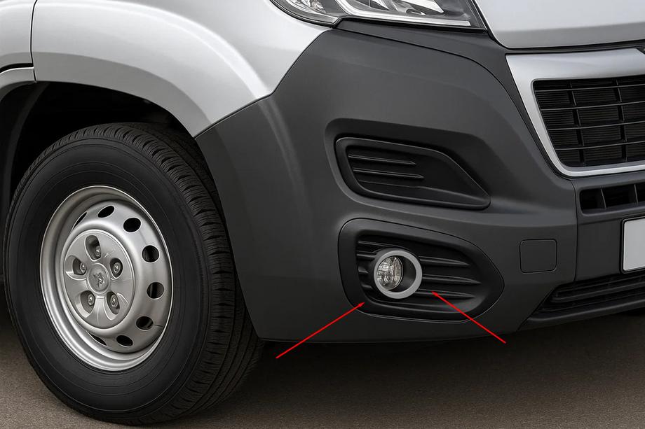 Citroen Jumper 2007–2025 Nerezové kryty hmloviek Image