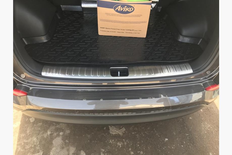 Hyundai Tucson TL 2016–2021 Lišta zadného prahu kufra OmsaLine (nerez) Fotografia 3