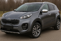 Kia Sportage 2015–2021 Nerezové chrómové kryty spätných zrkadiel (2 ks) fotografia 3