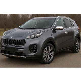 Nerezové chrómové kryty spätných zrkadiel (2 ks) Kia Sportage 2015–2021 fotografia 3