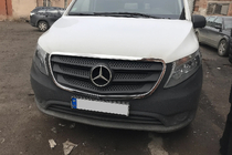 Mercedes Vito/V-trieda W447 2014– Rámček mriežky chladiča (2 ks, nerez) fotografia 3