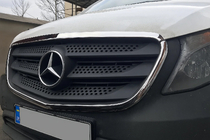 Mercedes Vito/V-trieda W447 2014– Rámček mriežky chladiča (2 ks, nerez) fotografia 4