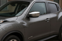 Nissan Juke 2010–2019 Chrómové kryty zrkadiel 2014-2019 (2 ks, plast) fotografia 1