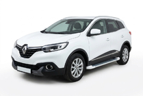 Renault Kadjar 2015–2022 Bočné nášľapy Allmond White (2 ks, hliník) fotografia 1