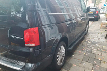 Volkswagen T6 2015–2024 Bočné nášľapy Allmond Black (2 ks, hliník) Krátky rázvor fotografia 2