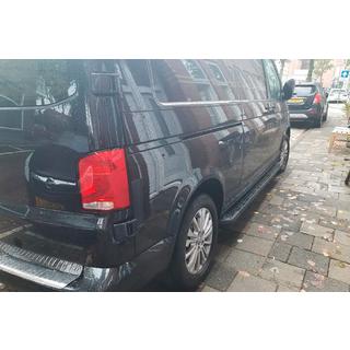 Bočné nášľapy Allmond Black (2 ks, hliník) Volkswagen T6 2015–2024 fotografia 2