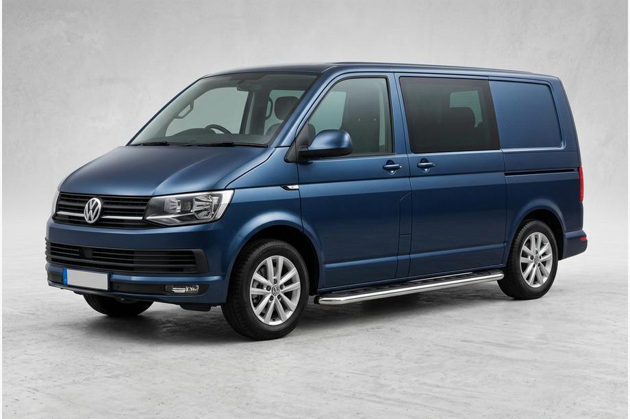 Volkswagen T6 2015–2024 Bočné nášľapy Maydos V1 (2 ks, nerez) Len pre krátky rázvor Image