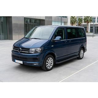 Bočné nášľapy Bosphorus Black (2 ks, hliník) Volkswagen T6 2015–2024 fotografia 1