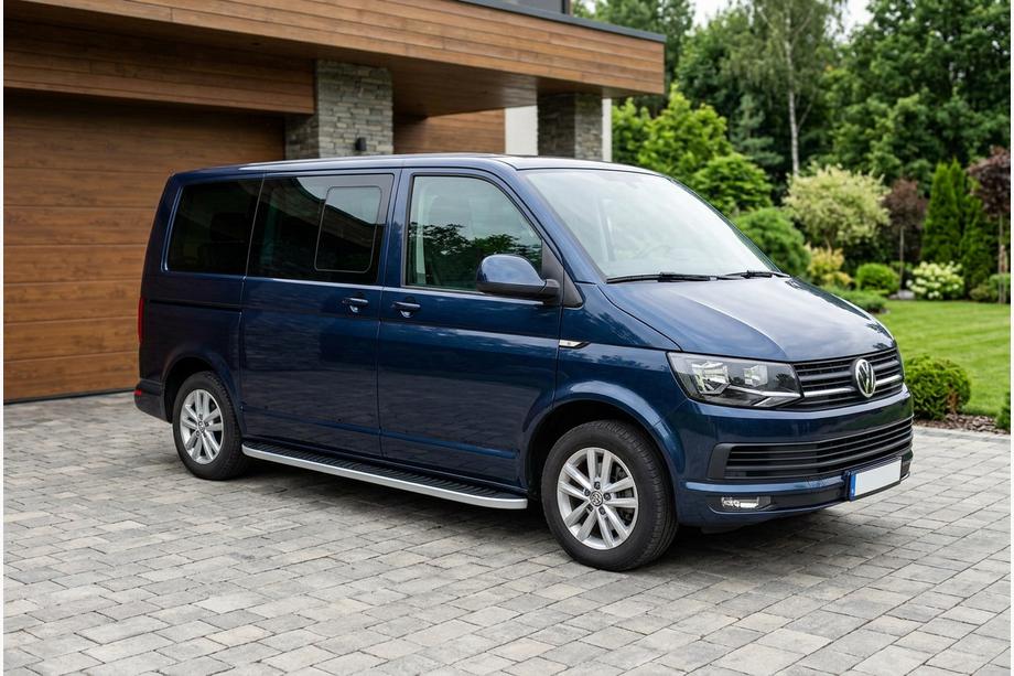 Volkswagen T6 2015–2024 Bočné nášľapy Tayga Grey (2 ks, hliník) Image