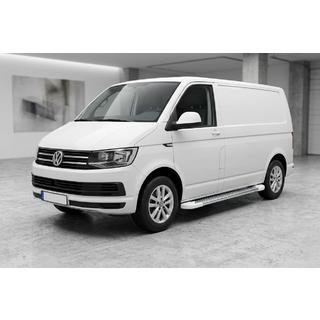 Bočné nášľapy Allmond White (2 ks, hliník) Volkswagen T6 2015–2024 fotografia 1