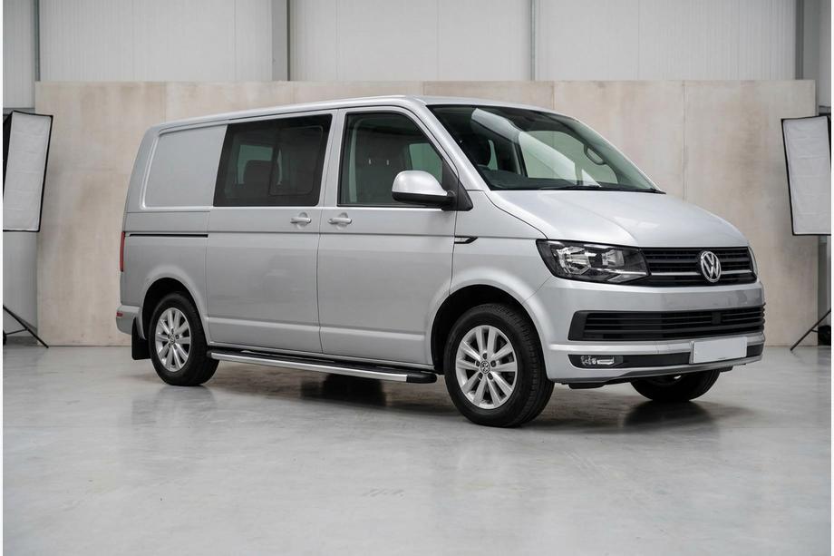 Volkswagen T6 2015–2024 Bočné prahy Fullmond (2 ks, hliník) Dlhý rázvor Image