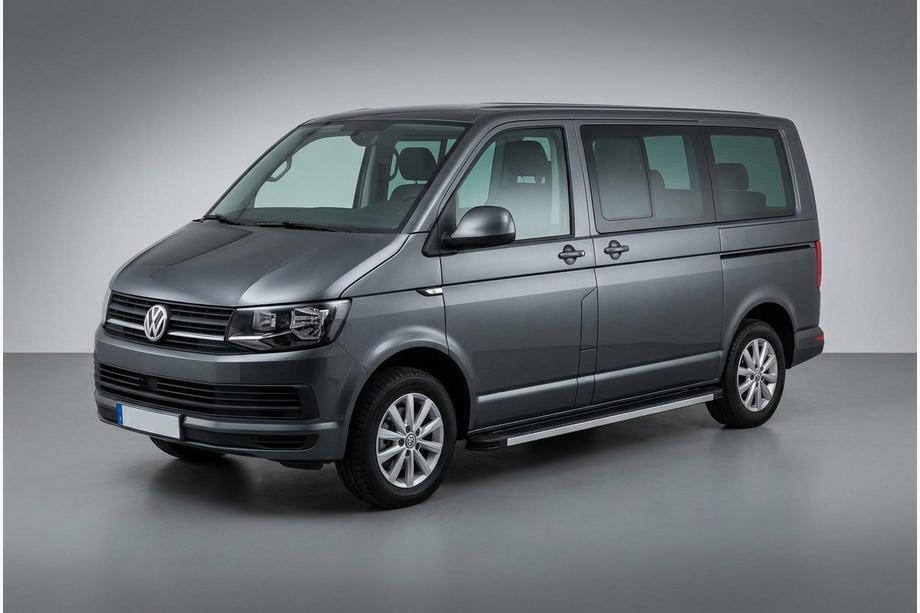 Volkswagen T6 2015–2024 Bočné nášľapy Maya (2 ks, hliník) Krátky rázvor Image