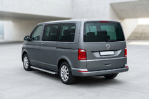 Volkswagen T6 2015–2024 Bočné nášľapy BlackLine (2 ks, hliník) fotografia 1