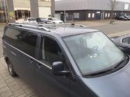 Volkswagen T6 2015–2024 Strešné lyžiny CROWN (matná sivá) fotografia 12