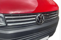 Volkswagen T6 2015–2024 Chrómové kryty masky chladiča 2015-2019 (4 ks, nerez) fotografia 3